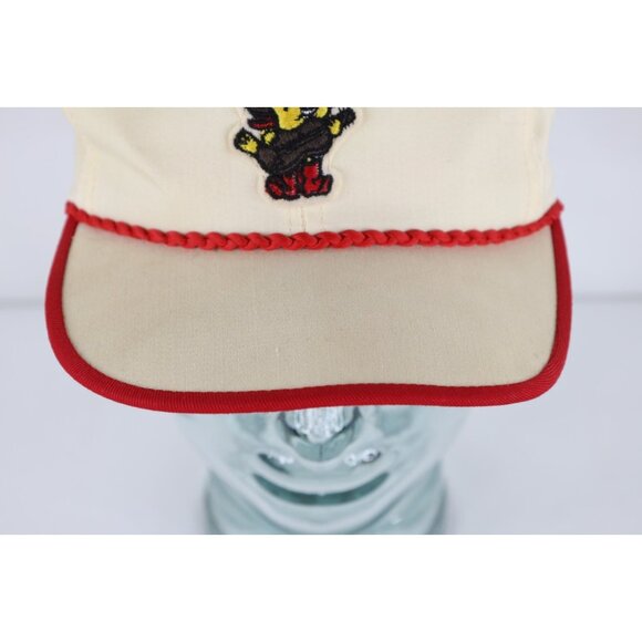 Vintage 70s Distressed Conway Twitty Country Music Roped Strapback Hat Cap USA - Picture 3 of 12